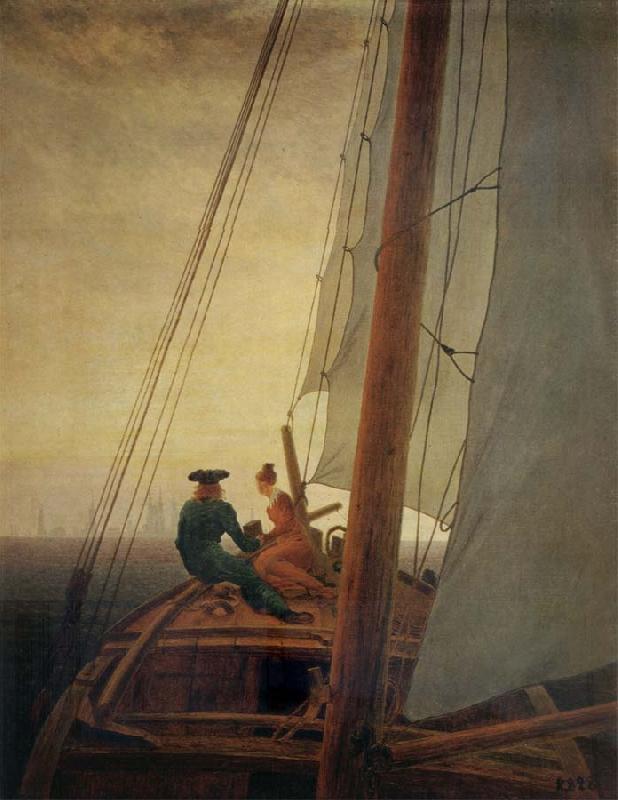 Caspar David Friedrich The Sailboat Germany oil painting art